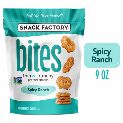 Snack Factory® Bites Spicy Ranch Pretzels Perspective: front