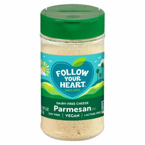 Follow Your Heart® Vegan Parmesan Grated Cheese Perspective: front