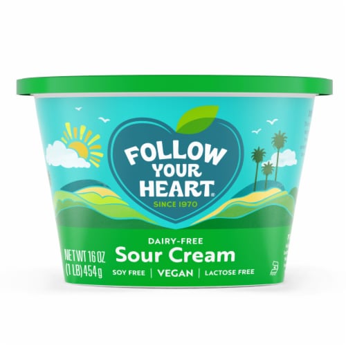 Follow Your Heart Dairy-Free Alternative Vegan Sour Cream Perspective: front