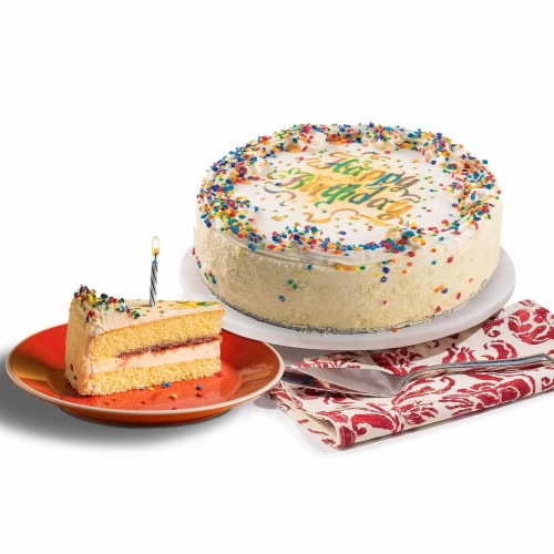 David's Cookies Vanilla Birthday Cake 10, 10 Inch Ralphs
