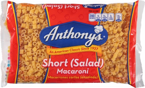 Anthony's® Salad Macaroni Pasta Noodles Perspective: front