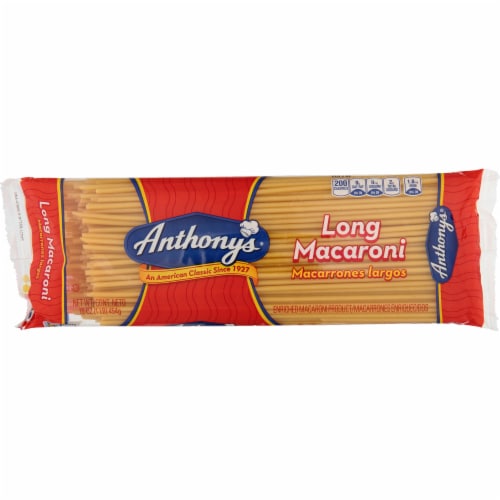 Anthony's® Perciatelli Long Macaroni Noodles Perspective: front