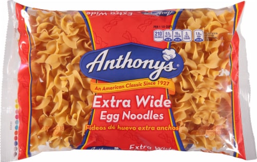 Anthony's® Extra Wide Egg Noodles Perspective: front
