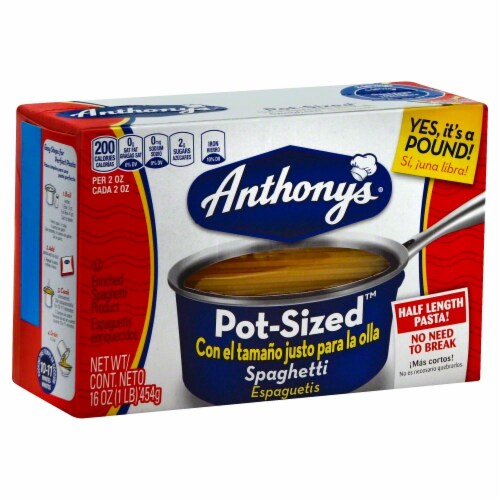 Anthony's Pot-Sized Spaghetti Perspective: front