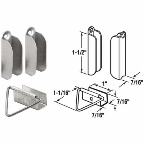 Prime-Line Mill Hanger & Latch L 5770 Perspective: front
