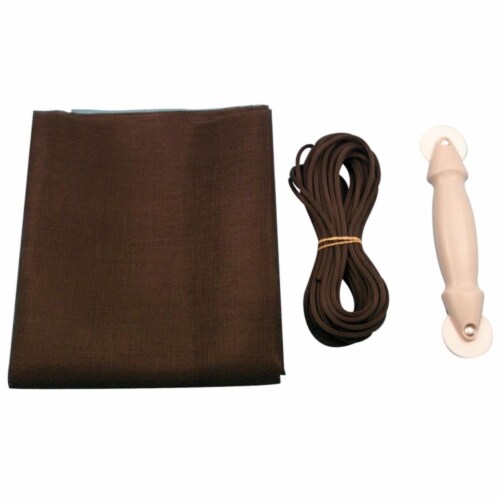 Prime-Line Black Fiberglass Screen Door Repair Kit 48 in. W X 84 in. L 1 pk