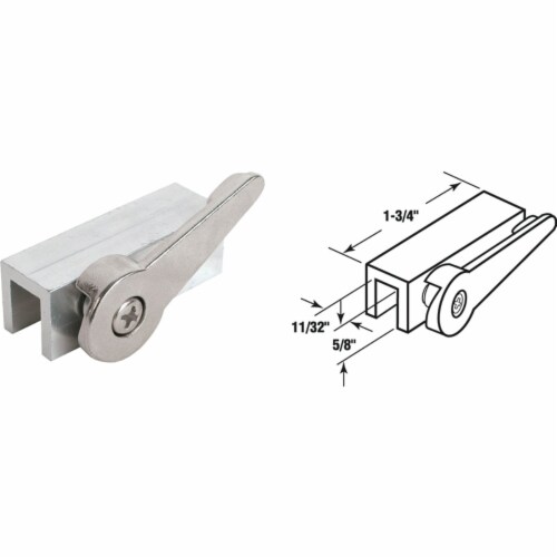 Defender Security Aluminum Lever Window Lock U 9824 Perspective: front