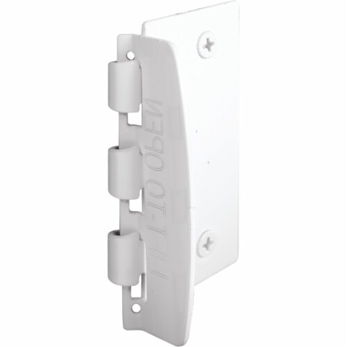 Defender Security White Flip Action Door Lock U 9888 Perspective: front