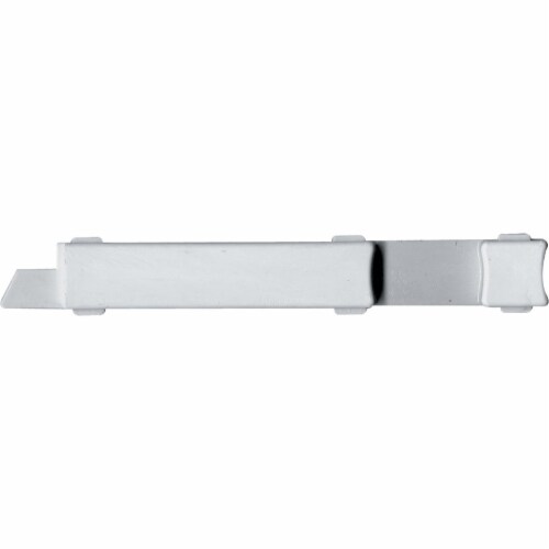 Prime-Line 4  x 19/32  Left Handed Plastic Slide Bolt (20 Piece) PL15322 Perspective: front