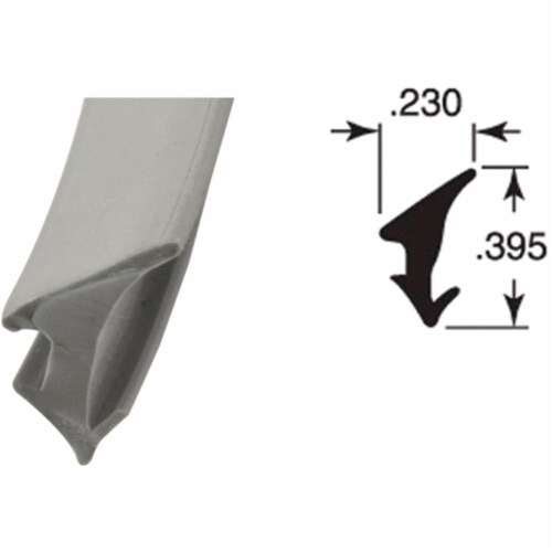 Prime-Line 200 Ft. Gray Glass Retainer Spline P7792 Perspective: front
