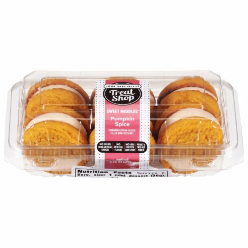 Our Specialty™ Treat Shop® Pumpkin Spice Sweet Middle Filled Mini Desserts Perspective: front