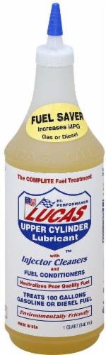Lucas™ Upper Cylinder Lubricant™ with Injector Cleaners Perspective: front