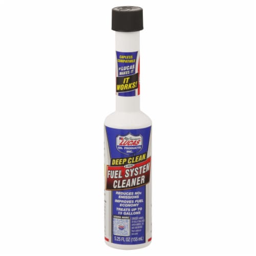 Lucas Deep Clean® Fuel System Cleaner Perspective: front