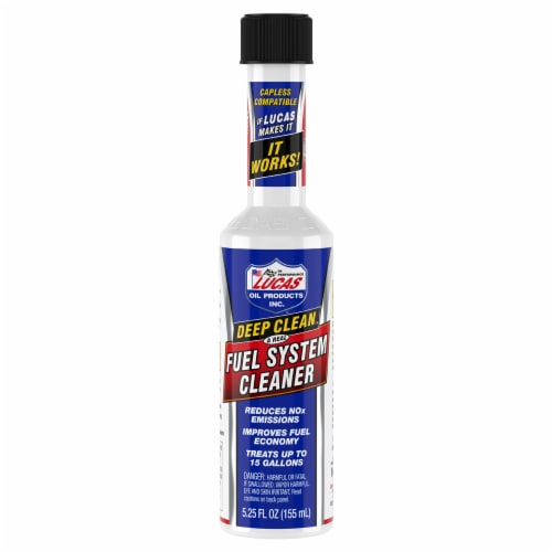 Lucas Deep Clean® Fuel System Cleaner Perspective: front