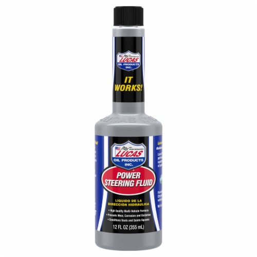 Lucas Oil Products Power Steering Fluid Perspective: front