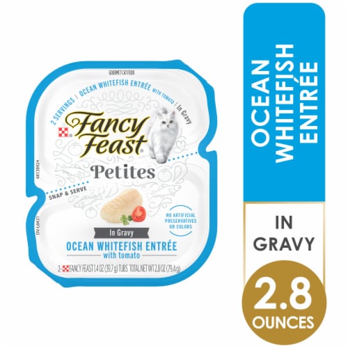 Fancy Feast® Petites Ocean Whitefish Entree Wet Cat Food Perspective: front