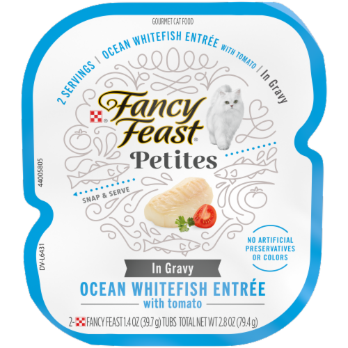 Fancy Feast® Petites Ocean Whitefish Entree Wet Cat Food Perspective: front