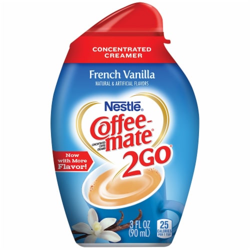 Coffee-mate 2Go French Vanilla Concentrated Liquid Coffee Creamer Perspective: front