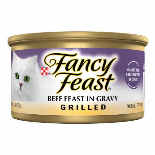 Fancy Feast® Grilled Beef Feast in Gravy Wet Cat Food Perspective: front