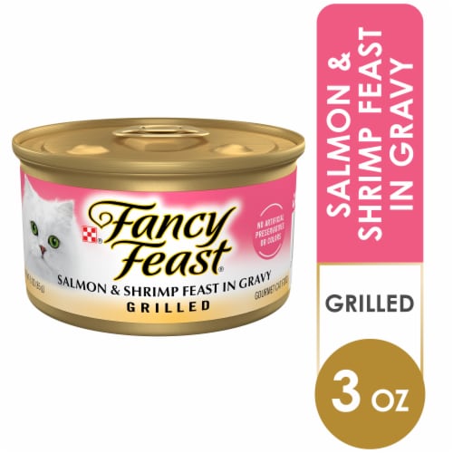 Fancy Feast® Grilled Salmon & Shrimp Feast in Gravy Wet Cat Food