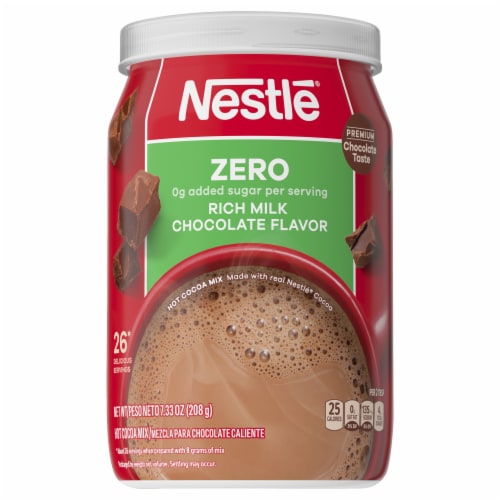 Nestle® Fat Free Rich Milk Chocolate Hot Cocoa Mix Perspective: front