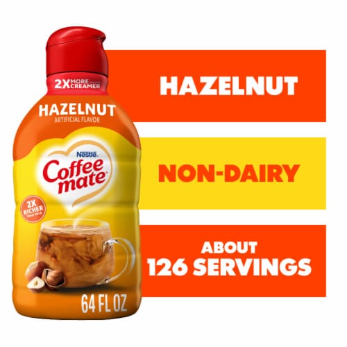 Coffee Mate Hazelnut Coffee Creamer, 64 fl oz - Pay Less Super Markets