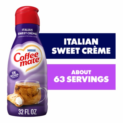 Coffee mate Italian Sweet Creme Liquid Coffee Creamer, 32 FL OZ