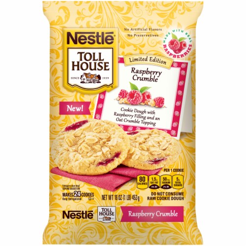 Nestle® Toll House® Limited Edition Raspberry Cookie Dough Perspective: front