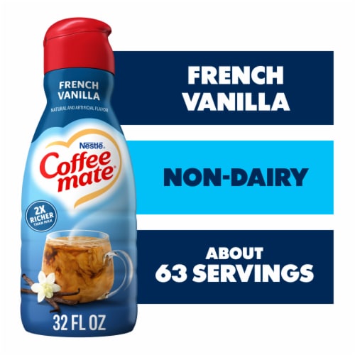 Coffee Mate Natural Bliss Vanilla Real Milk and Cream Coffee Creamer, 32 fl  oz - Baker's