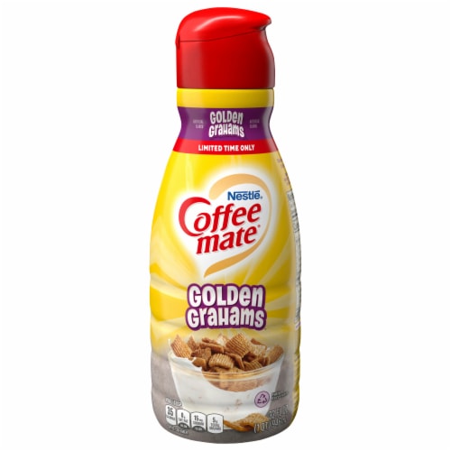 Coffee-mate Liquid Golden Grahams Creamer Perspective: front