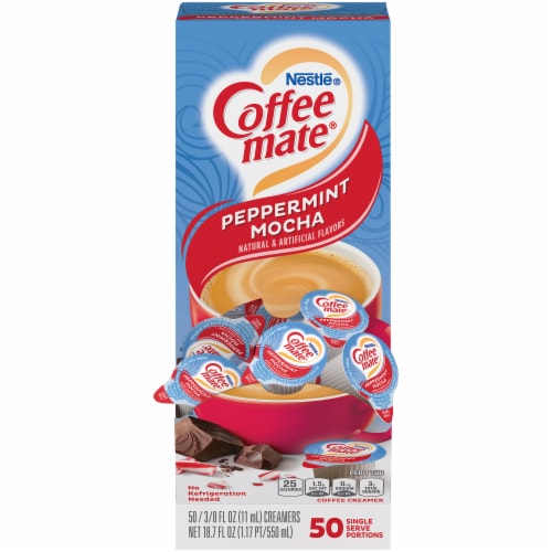 Nestle Coffee-Mate Peppermint Coffee Creamer, 50 ct - Food 4 Less