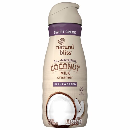 Coffee-mate® Natural Bliss® Sweet Creme Coconut Milk Liquid Coffee Creamer Perspective: front