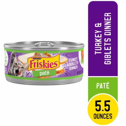 Purina® Friskies® Paté Turkey & Giblets Dinner Wet Cat Food Perspective: front