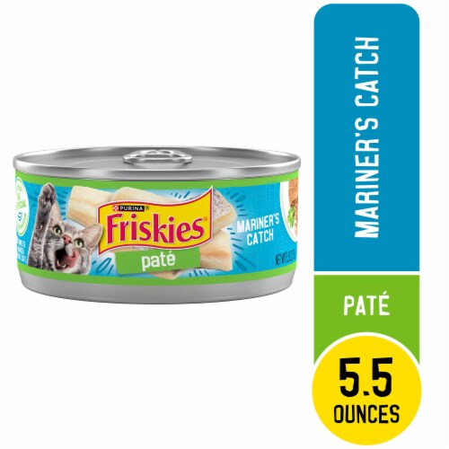 Purina Friskies Wet Cat Food Pate Mariner's Catch Perspective: front