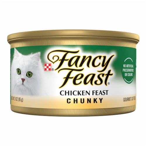 Purina Fancy Feast Chunky Chicken Feast Wet Cat Food Perspective: front