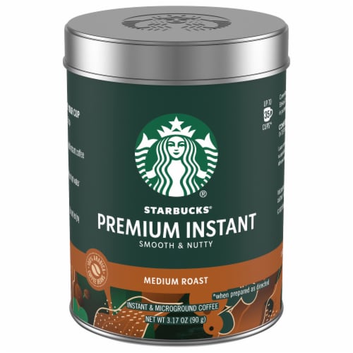 Starbucks Premium Medium Roast Instant Coffee Perspective: front