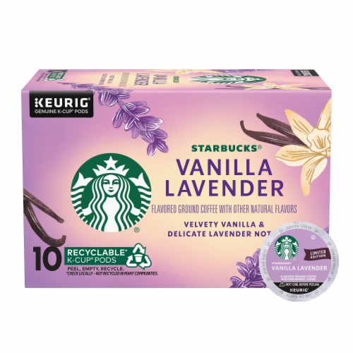 Starbucks Vanilla Lavender K-Cup Coffee Pods Perspective: front
