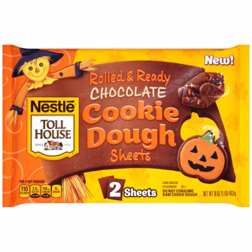 Nestle® Toll House® Rolled & Ready Chocolate Cookie Dough Perspective: front