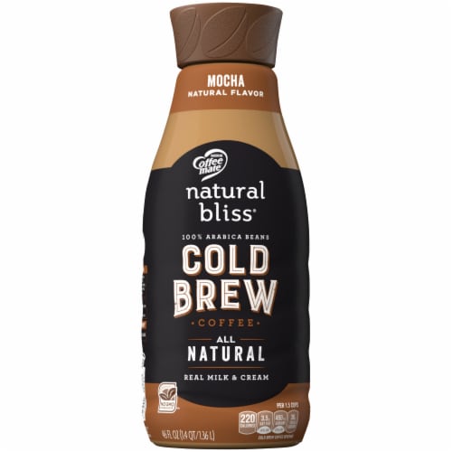 Coffeemate Natural Bliss Mocha Cold Brew Coffee Perspective: front