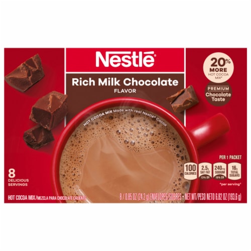 Nestle Rich Milk Chocolate Hot Chocolate Cocoa Mix