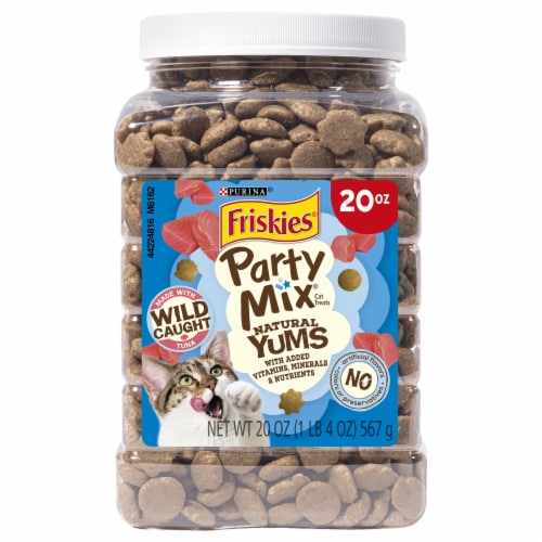 Purina® Friskies® Natural Yums Party Mix Cat Treats Perspective: front
