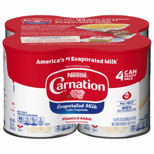 Carnation® Vitamin D Added Evaporated Milk Perspective: front