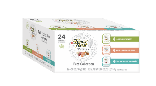 Purina® Fancy Feast® Petites Pate Collection Wet Cat Food Perspective: front