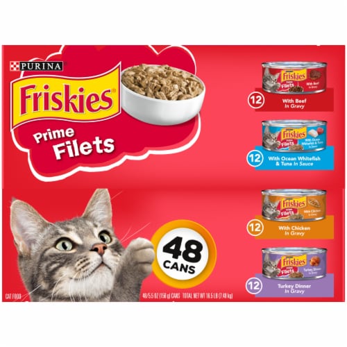 Purina® Friskies® Prime Filets Wet Cat Food Perspective: front