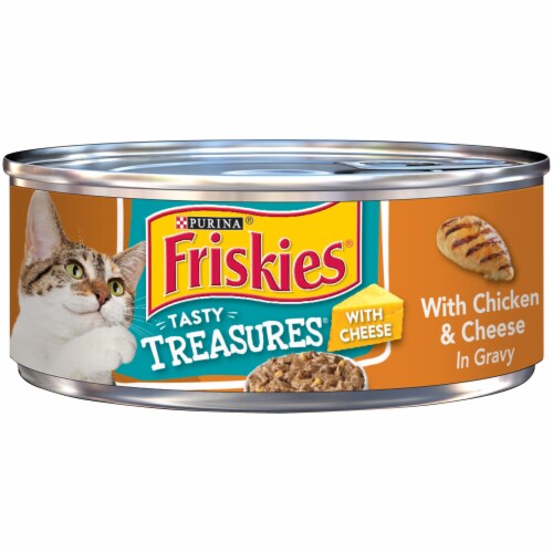 Friskies Tasty Treasures with Chicken Cheese in Gravy Wet Cat Food 24 ct 5.5 oz Harris Teeter