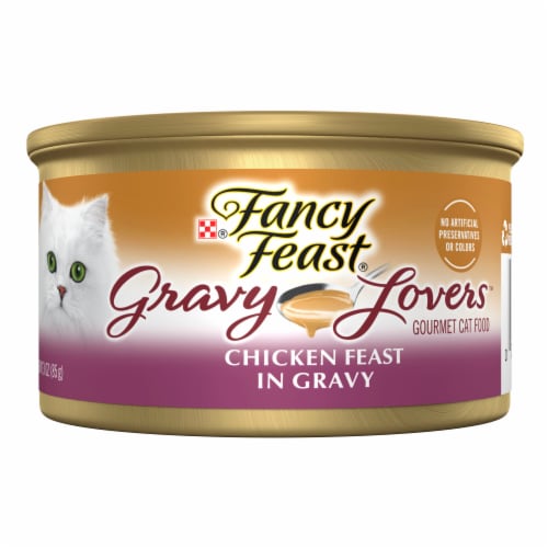 Purina Fancy Feast Gravy Lovers Wet Cat Food Grilled Chicken Feast in Gravy 3 oz Harris Teeter