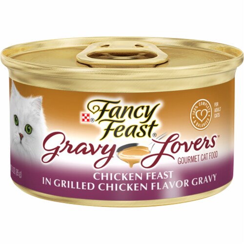 Fancy Feast® Gravy Lovers™ Chicken Feast Wet Cat Food Perspective: front