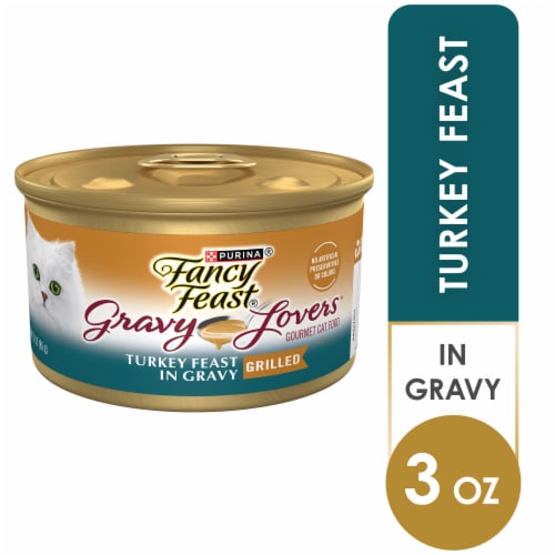 Purina® Friskies® Gravy Lovers™ Turkey Feast in Roasted Turkey Flavor Gravy Gourmet Wet Cat Food