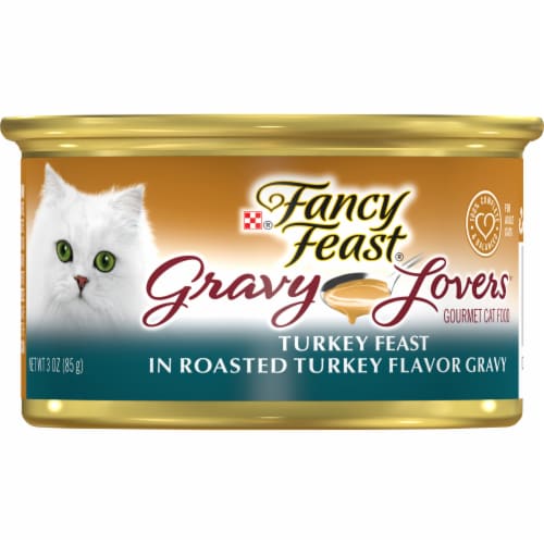 Fancy Feast Gravy Lovers Turkey Feast Adult Wet Cat Food Perspective: front