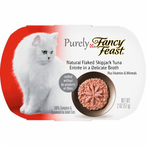 Fancy Feast Purely Natural Flaked Skipjack Tuna Entree Wet Cat Food 10 ct 2 oz Kroger